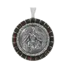 Artikelbild 1 des Artikels “Anhänger Sternzeichen Jungfrau aus 925 Silber mit echtem Bernstein “