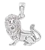 Product image 1 of the product “Zodiac Sign Pendant Leo in 925 Sterling Silver, Height 21 mm ”