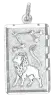 Product image 1 of the product “Zodiac Sign Pendant Leo in 925 Sterling Silver, Height 34 mm ”