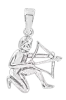 Product image 1 of the product “Zodiac Sign Pendant Sagittarius in 925 Sterling Silver, Height 23 mm ”