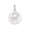 Product image 1 of the product “Zodiac Sign Pendant Capricorn in 925 Sterling Silver, Height 24 mm ”