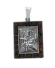 Artikelbild 1 des Artikels “Anhänger Sternzeichen Widder aus 925 Silber mit echtem Bernstein, Höhe 41 mm “