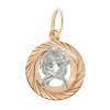 Artikelbild 1 des Artikels “Anhänger Sternzeichen Zwillinge aus 585 Bicolor-Gold, Höhe 26 mm “