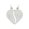 Artikelbild 1 des Artikels “Anhänger „Teilbares Herz „Love“ aus 925 Silber “