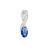Product image 1 of the product “Pendant “Teardrop with Loop” in 925 Sterling Silver with Cubic Zirconia ”