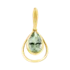Product image 1 of the product “Pendant “Teardrop with Stone” in 585 Yellow Gold with Amethyst ”