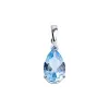 Product image 1 of the product “Pendant “Teardrop with Stone” in 925 Sterling Silver ”