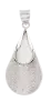 Product image 1 of the product “Pendant “Textured Drop” in 925 Sterling Silver ”