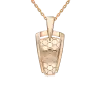 Product image 1 of the product “Pendant “Honeycomb Pattern” in 585 Rose Gold ”