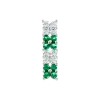 Product image 1 of the product “Pendant “Two Stone Rows” in 925 Sterling Silver with Cubic Zirconia, Height 18 mm ”