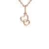 Product image 1 of the product “Pendant “Two Intertwined Hearts” in 585 Rose Gold ”