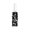 Product image 1 of the product “Pendant “Cylinder with Crystals” in 925 Sterling Silver with Cubic Zirconia and Swarovski Crystals, Height 27 mm ”
