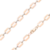 Artikelbild 1 des Artikels “Armband „Achteckglieder“ aus 585 Rotgold mit Zirkonia “