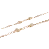 Artikelbild 1 des Artikels “Armband „Ankerkette mit Katzenköpfen“ aus 585 Rotgold mit Zirkonia “