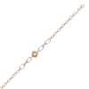 Product image 1 of the product “Bracelet “Anchor Chain with Knot Ornament” in 585 Two-Tone Gold with Cubic Zirconia ”