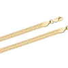 Product image 1 of the product “Bracelet “Triple-Row Flat Band” in 585 Yellow Gold ”