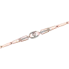 Product image 1 of the product “Bracelet “Link Bracelet with Stone Oval” in 585 Rose Gold with Cubic Zirconia ”