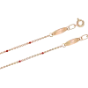 Product image 1 of the product “Bracelet “Chain with Enamel Dots” in 585 Rose Gold ”