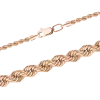 Product image 1 of the product “Bracelet “Thick Cord Chain” in 585 Rose Gold 19 cm”