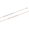 Product image 1 of the product “Bracelet “Marquises with Stones” in 585 Rose Gold with Cubic Zirconia ”