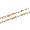 Product image 1 of the product “Bracelet “Curb and Herringbone Links” in 585 Rose Gold ”