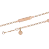 Product image 1 of the product “Bracelet “Curb Bracelet with Name Plate” in 585 Rose Gold ”