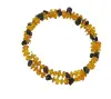 Product image 1 of the product “Bracelet “Double-Row Chips” with Amber ”