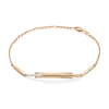 Artikelbild 1 des Artikels “Armband „Stäbe mit Steinen“ aus 585 Rotgold mit Zirkonia “