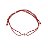 Artikelbild 1 des Artikels “Armband „Textilband mit Kreuz“ aus 585 Rotgold “