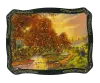 Product image 1 of the product “Amber Picture “Landscape with Stream” ”