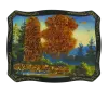 Artikelbild 1 des Artikels “Bernsteinbild „Landschaft mit Birken“ “