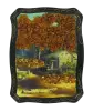 Artikelbild 1 des Artikels “Bernsteinbild „Landschaft mit Blockhaus“ “