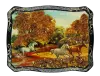 Artikelbild 1 des Artikels “Bernsteinbild „Landschaft mit Pferden“ “