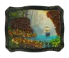 Artikelbild 1 des Artikels “Bernsteinbild „Landschaft mit Segelschiff“ “