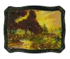 Artikelbild 1 des Artikels “Bernsteinbild „Landschaft mit Teich und Enten“ “