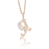 Product image 1 of the product “Letter Pendant Я with Cubic Zirconia ”