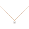 Product image 1 of the product “Necklace “Single Pearl” in 585 Rose Gold with Pearls ”