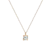 Product image 1 of the product “Necklace “Solitaire” in 585 Rose Gold with Cubic Zirconia ”