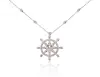 Product image 1 of the product “Necklace “Ship's Wheel” in 925 Sterling Silver ”