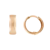 Product image 1 of the product “Hoop Earrings “Wide Smooth” in 585 Rose Gold ”