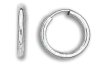 Product image 1 of the product “Hoop Earrings “Thick Smooth” in 925 Sterling Silver ”