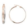 Product image 1 of the product “Hoop Earrings “Triple” in 585 Two-Tone Gold ”
