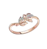 Artikelbild 1 des Artikels “Damenring „Blütenzweig“ aus 585 Rotgold mit Zirkonia “