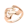 Artikelbild 1 des Artikels “Damenring „Geometrische Verschlingung“ aus 925 Silber vergoldet “