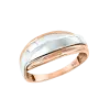 Artikelbild 1 des Artikels “Damenring „Gewölbt mit Weißgoldstreifen“ aus 585 Bicolor-Gold “