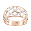 Artikelbild 1 des Artikels “Damenring „Gitternetz durchbrochen“ aus 585 Bicolor-Gold “