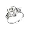 Product image 1 of the product “Women's Ring “Large Solitaire” in 925 Sterling Silver with Cubic Zirconia ”
