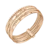 Product image 1 of the product “Women's Ring “Multi-Row with Rope” in 585 Rose Gold ”