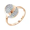 Artikelbild 1 des Artikels “Damenring „Oval mit Steinpavé“ aus 585 Rotgold mit Zirkonia “