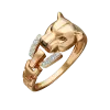 Artikelbild 1 des Artikels “Damenring „Panther“ aus 585 Gelbgold mit Zirkonia “